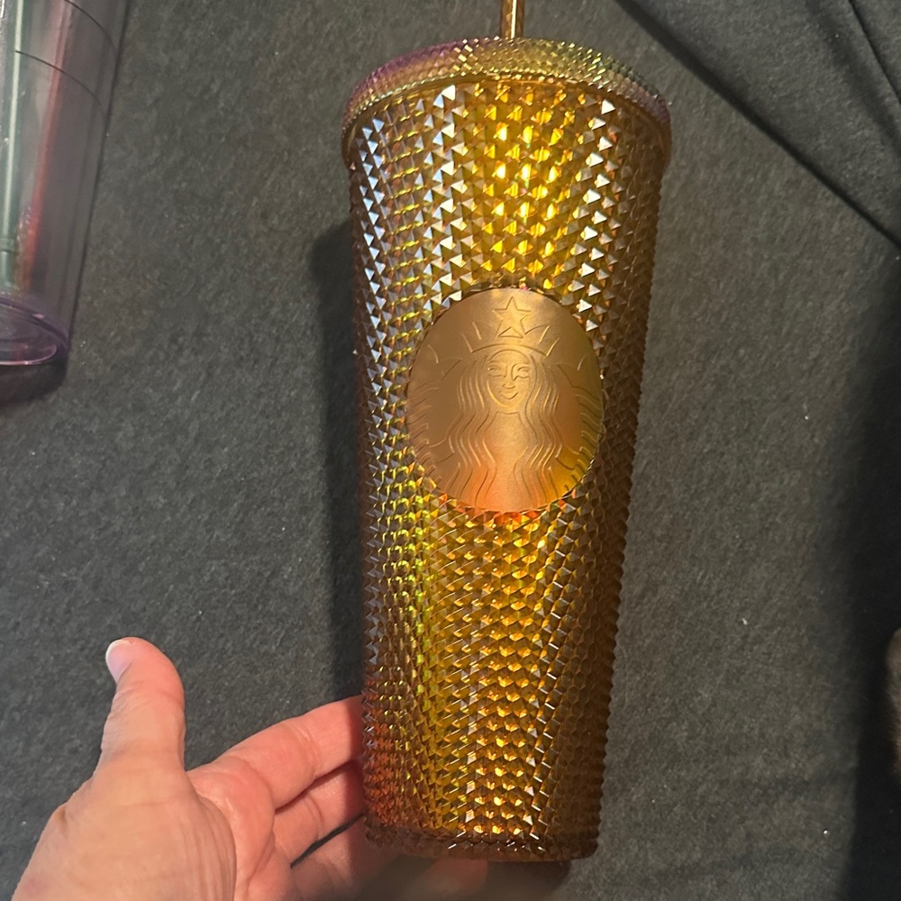 Starbucks Metallic Gold Tumbler